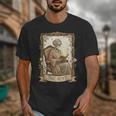 The Aunt Tarot Card Women Skeleton Aunty Book Lover Unisex T-Shirt