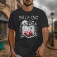 Bella Ciao Goodbye Beautiful Skull Book Of Dark Magic Occult Unisex T-Shirt Bella Ciao Goodbye Beautiful Skull Book Of Dark Magic Occult Unisex T-Shirt