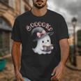 Boo Ghost Books Coquette Bow Halloween Women School Teacher Unisex T-Shirt Boo Ghost Books Coquette Bow Halloween Women School Teacher Unisex T-Shirt