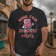 Book Fair Vibes School Librarian Retro 70s Reading Bookworm Unisex T-Shirt Book Fair Vibes School Librarian Retro 70s Reading Bookworm Unisex T-Shirt