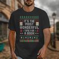 Book Lover Christmas Reader Ugly Sweater Tee Xmas New Year Unisex T-Shirt Book Lover Christmas Reader Ugly Sweater Tee Xmas New Year Unisex T-Shirt