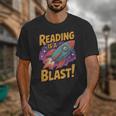 Book Lover Kids And Adults Reading Is a Blast Rocket Ship Unisex T-Shirt Book Lover Kids And Adults Reading Is a Blast Rocket Ship Unisex T-Shirt