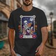 Book Lover Tarot Card The Reader Mystic Skeleton Unisex T-Shirt Book Lover Tarot Card The Reader Mystic Skeleton Unisex T-Shirt