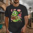 Book Worm Costume World Book Day Cute Kawaii Worm Reading Unisex T-Shirt