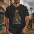 All Booked For Christmas Book Tree Book Lover Teacher Unisex T-Shirt All Booked For Christmas Book Tree Book Lover Teacher Unisex T-Shirt