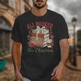 All Booked For Christmas Coquette Xmas Book Club Book Lovers Unisex T-Shirt All Booked For Christmas Coquette Xmas Book Club Book Lovers Unisex T-Shirt