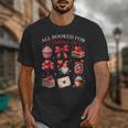 All Booked For Valentine Coquette Bow Girl Women Teacher Unisex T-Shirt