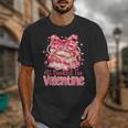 All Booked For Valentine Cute Pink Book Lover Aesthetic Unisex T-Shirt