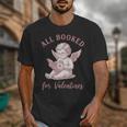 All Booked For Valentines Cute Cherub Vintage Book Lover Unisex T-Shirt All Booked For Valentines Cute Cherub Vintage Book Lover Unisex T-Shirt