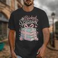 All Booked For Valentines Stacked Books Unisex T-Shirt