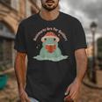 Bookmarks Are For Quitters Frog Reading Book Graphic Unisex T-Shirt