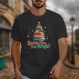 Books Make You Bright Christmas Librarian Book Lover Unisex T-Shirt Books Make You Bright Christmas Librarian Book Lover Unisex T-Shirt