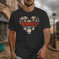 Books Heart Valentines Day Books Are My Love Language Unisex T-Shirt Books Heart Valentines Day Books Are My Love Language Unisex T-Shirt