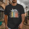 Books Lover Cute Sleepy Cat Relax Reading Vibe Unisex T-Shirt