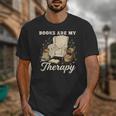 Books Are My Therapy Cozy Reading Chair Artwork Unisex T-Shirt Books Are My Therapy Cozy Reading Chair Artwork Unisex T-Shirt