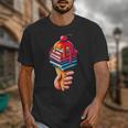 Books Reading Ice Cream Unisex T-Shirt Books Reading Ice Cream Unisex T-Shirt