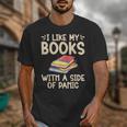 I Like My Books With a Side Of Panic Thriller Unisex T-Shirt