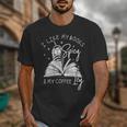 I Like My Books Spicy And My Coffee ICY Unisex T-Shirt