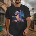 Bookworm Book Lover Women Girls Dragon Reading Unisex T-Shirt