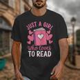 Bookworm Just A Girl Who Loves To Read Unisex T-Shirt