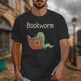 Bookworm Worm Reading Book Lover Read Books Librarian Unisex T-Shirt Bookworm Worm Reading Book Lover Read Books Librarian Unisex T-Shirt