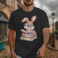 Bunny Rabbit Reading Books Rabbit Books Bunny Reader Unisex T-Shirt