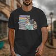 Cat On Books Pets Cats Reading Book Nerd Read Reader Bookcat Unisex T-Shirt Cat On Books Pets Cats Reading Book Nerd Read Reader Bookcat Unisex T-Shirt