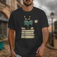 Cat Reading Book Unisex T-Shirt