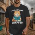 Cat Reading Books Bookworm Read One More Chapter Unisex T-Shirt Cat Reading Books Bookworm Read One More Chapter Unisex T-Shirt