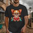 Chihuahua Reading a Book Dog Unisex T-Shirt Chihuahua Reading a Book Dog Unisex T-Shirt