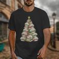 Christmas Book Tree Teacher Book Lover Xmas Librarian Unisex T-Shirt Christmas Book Tree Teacher Book Lover Xmas Librarian Unisex T-Shirt