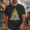 Christmas Books Make You Bright Librarian Teacher Book Lover Unisex T-Shirt