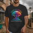 Color Our World Summer Reading 2025 Tree Book Lover Camping Unisex T-Shirt Color Our World Summer Reading 2025 Tree Book Lover Camping Unisex T-Shirt