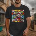 Comic Book Pop Art Modern Fun Unisex T-Shirt Comic Book Pop Art Modern Fun Unisex T-Shirt
