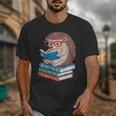 Cool Hedgehog Book Nerd Readers Unisex T-Shirt Cool Hedgehog Book Nerd Readers Unisex T-Shirt