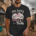 Coquette 100 Days Of Bows Books Reading 100th Day Of School Unisex T-Shirt