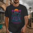 Cruise Ship Vacations Reading Book Lovers Sunset Unisex T-Shirt
