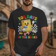Cute 100 Days In The Books Groovy Boy Girl Teacher Unisex T-Shirt
