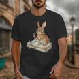 Cute Bunny Reading Book Glasses Bookworm Unisex T-Shirt Cute Bunny Reading Book Glasses Bookworm Unisex T-Shirt