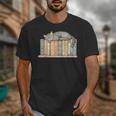 Cute Cat Sleeping On Books Unisex T-Shirt