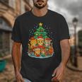 Cute Cats Reading Books Christmas Tree Unisex T-Shirt Cute Cats Reading Books Christmas Tree Unisex T-Shirt