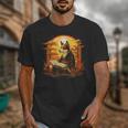 Cute Corgi Dog In Japanese Kimono With Book Men Women Girls Kids Unisex T-Shirt Cute Corgi Dog In Japanese Kimono With Book Men Women Girls Kids Unisex T-Shirt