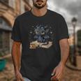 Cute Dragon Books Flower Bookworm Book Lover Unisex T-Shirt Cute Dragon Books Flower Bookworm Book Lover Unisex T-Shirt