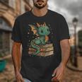 Cute Kawaii Dragon Fantasy Book Lover Book Nerd Unisex T-Shirt Cute Kawaii Dragon Fantasy Book Lover Book Nerd Unisex T-Shirt