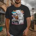 Cute Polar Bear Is Reading a Book Reading Polar Bear Unisex T-Shirt Cute Polar Bear Is Reading a Book Reading Polar Bear Unisex T-Shirt