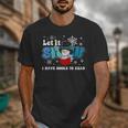 Cute Snowman Let It Snow I Have Books Reader Unisex T-Shirt