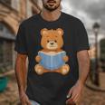 Cute Teddy Bear Reading Book Adorable For Readers Unisex T-Shirt