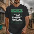 Dad Joke Why Was The Math Book Sad Pun Dad Jokes Unisex T-Shirt