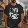 Dark Academia Fantasy Dragon Book Lover Bookish Goblincore Unisex T-Shirt Dark Academia Fantasy Dragon Book Lover Bookish Goblincore Unisex T-Shirt