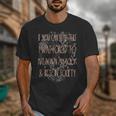 Dark Romance Put Down My Book Spicy Bookish Merch Romantasy Unisex T-Shirt